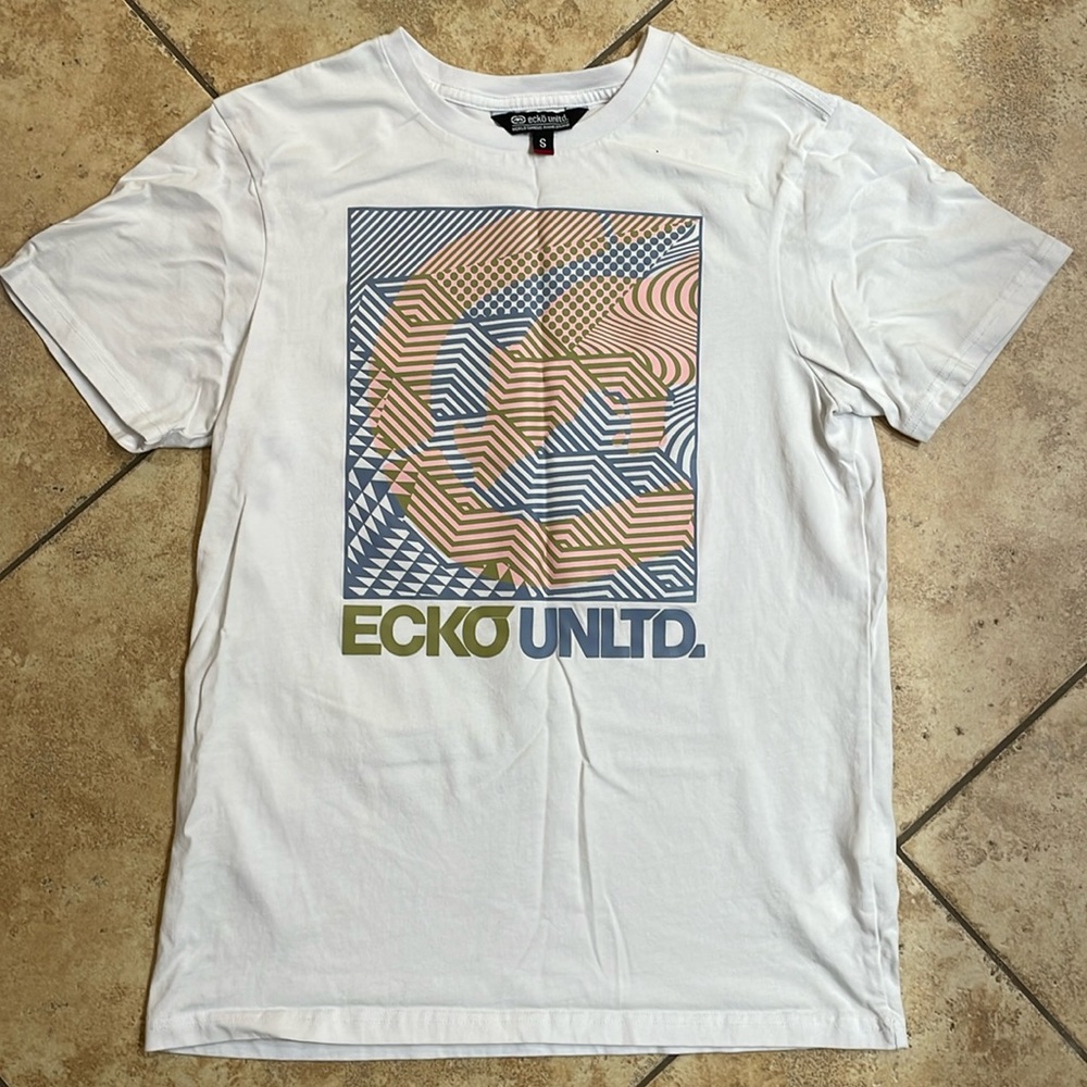 Ecko Unitd white tshirt in size S